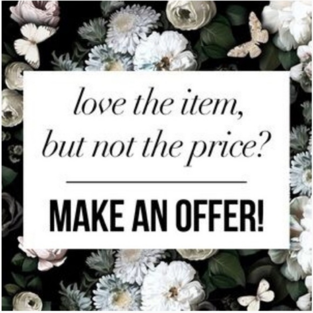 All offers are accepted or countered. Let's talk!